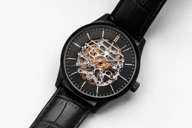 Montre squelette femme